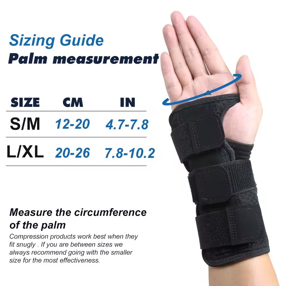 Adjustable Wrist Support Brace for Carpal Tunnel & Tendonitis Relief Wristband
