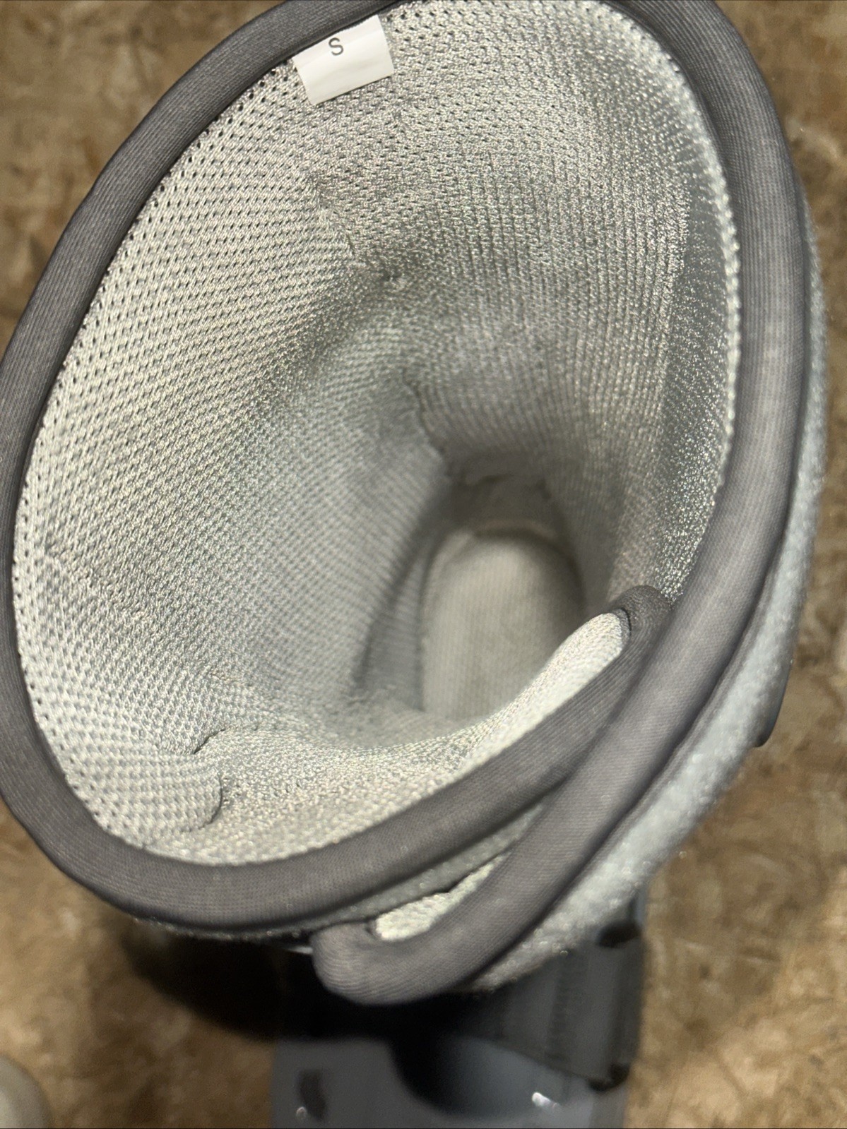 Breg Genesis Mid-Calf Full Shell Walker-Medium-Gray-Air Pump Support-EUC