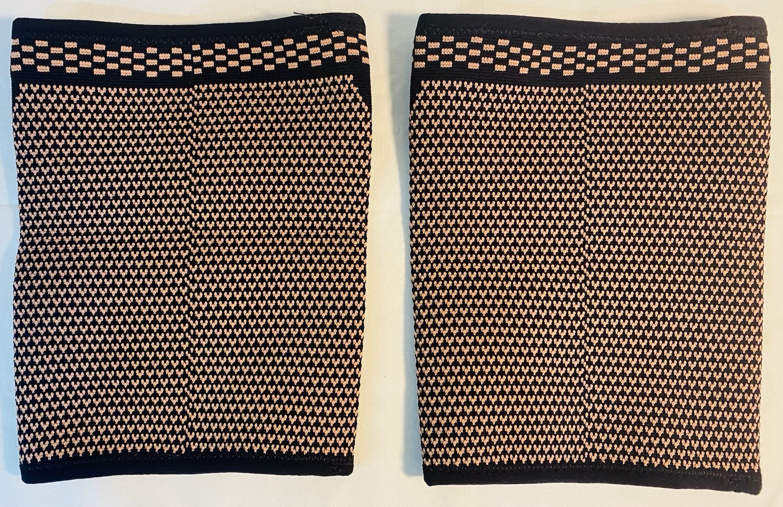 Copper Knee Compression Sleeve Large 2-Pack Pain Relief for Active Use New