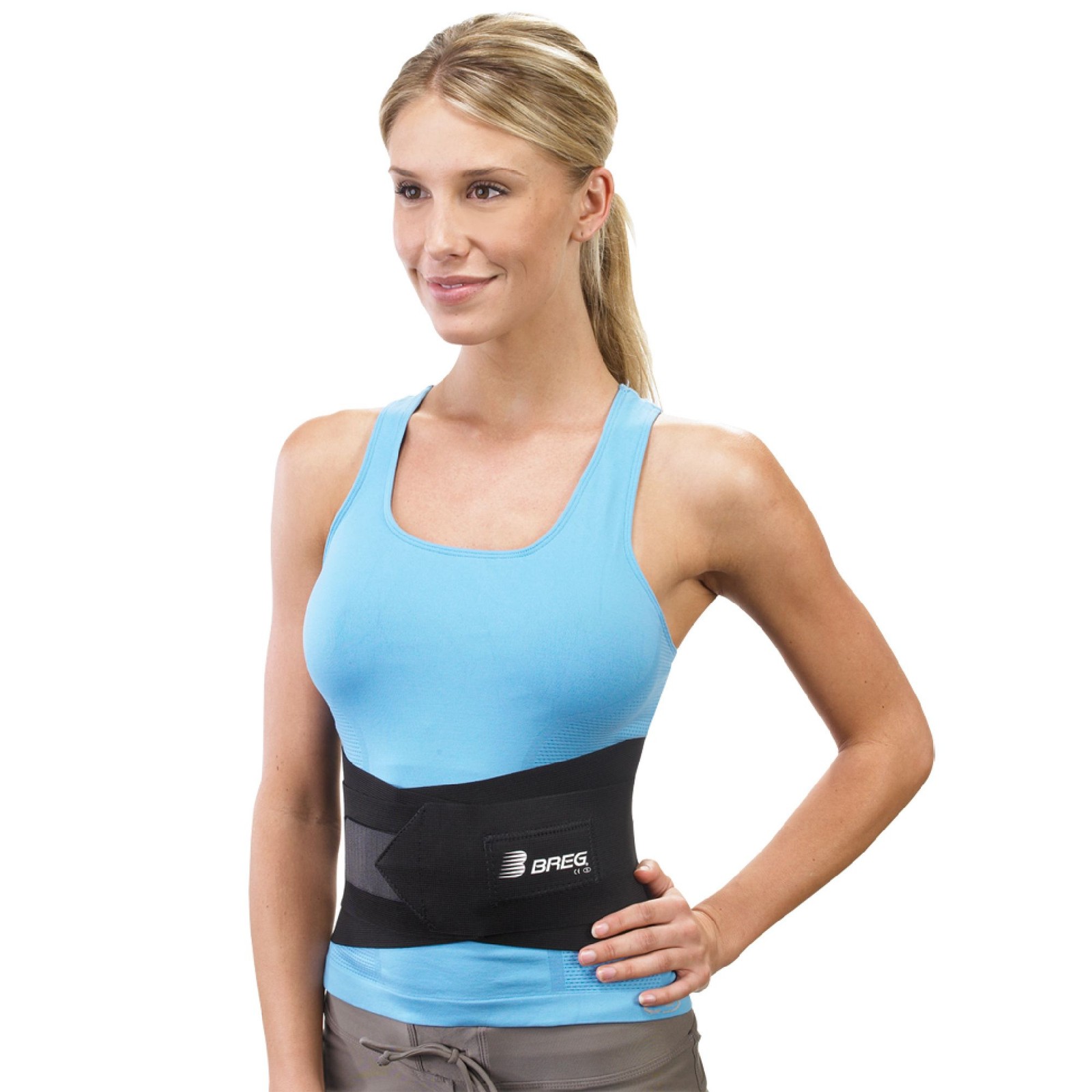 Breg Back Support with Side Pulls