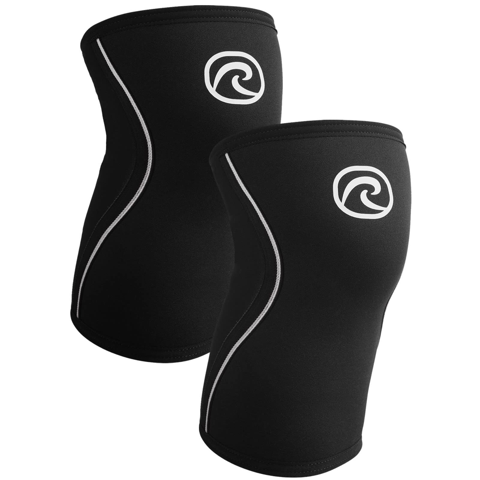 Rehband Knee Sleeve 3mm Neoprene, Lightweight X-Small, Black – 1 Pair