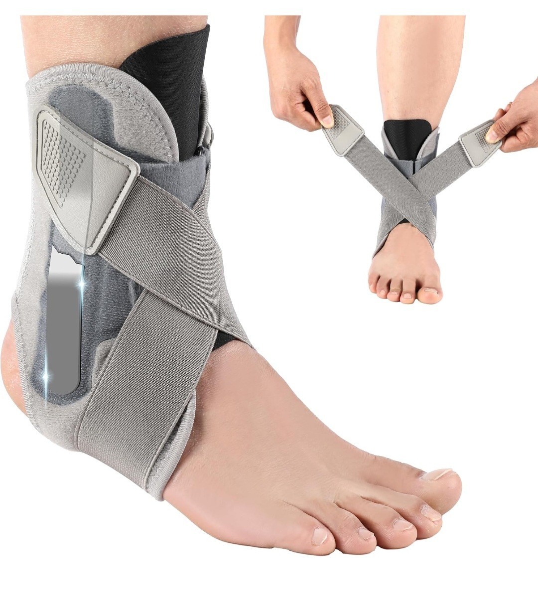 Ankle Brace for Women Men, Ankle Support Brace for Injury Recovery, Sprain,…
