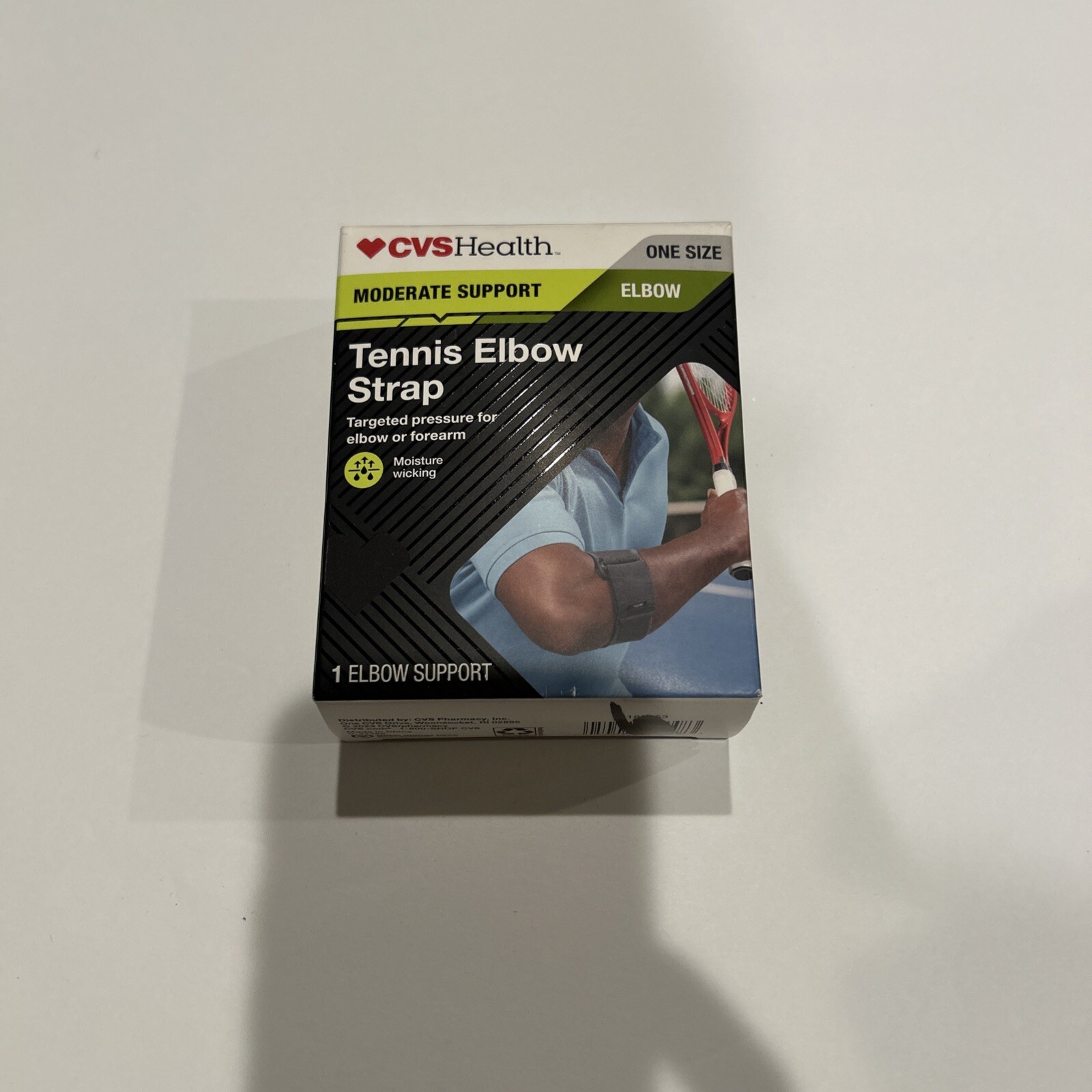 NEW CVS Health Moderate Support Tennis Elbow Strap One Size Color Grey