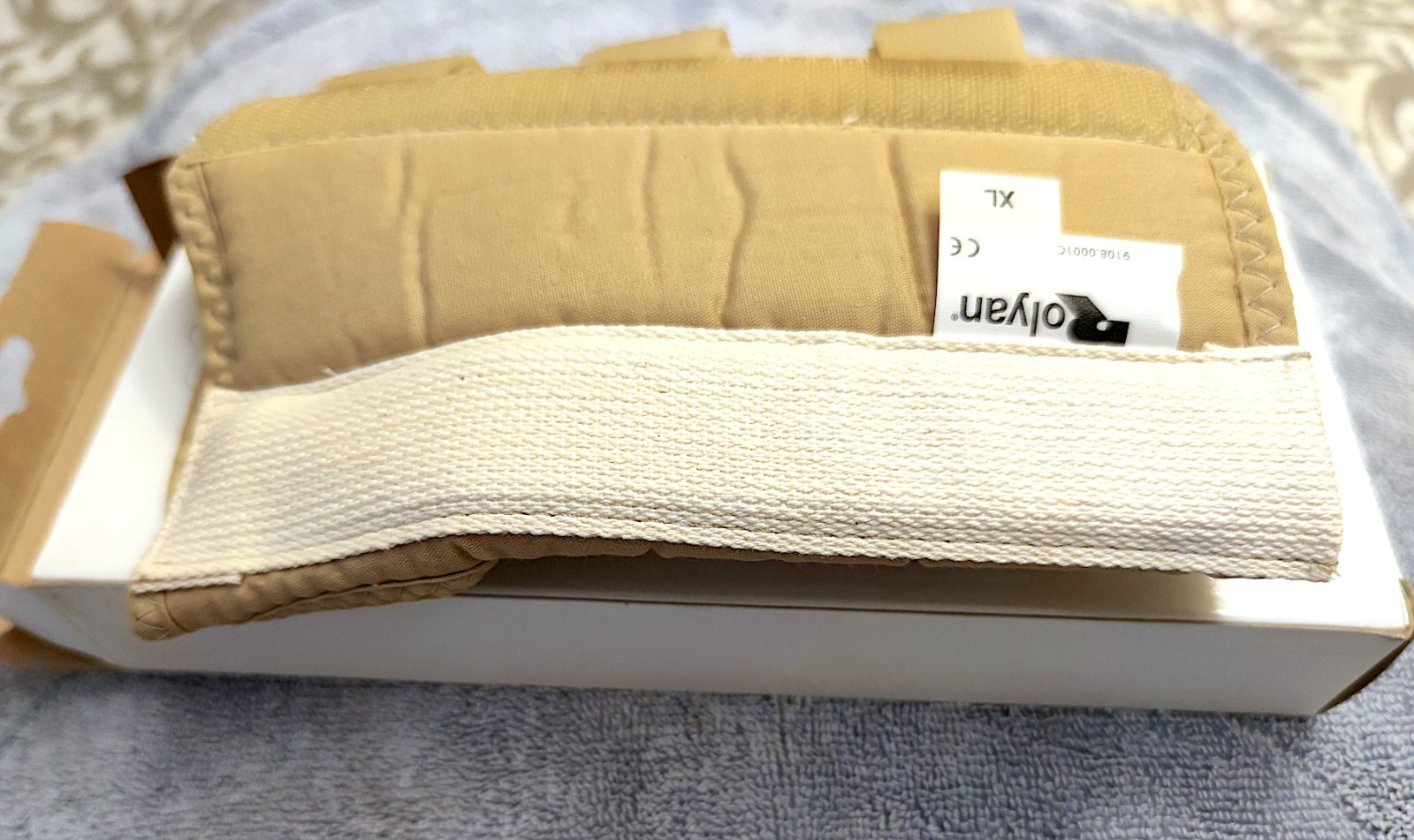 [NEW] Rolyan D-RING Wrist Brace X-Large XL Left Beige A611LXL 081283969