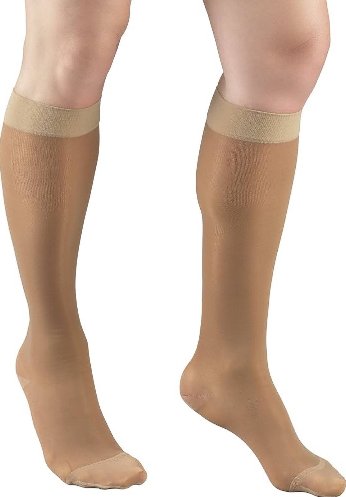 Truform Women’s 1773 15-20 Mmhg Compression Support Stockings Sheer 20 Denier