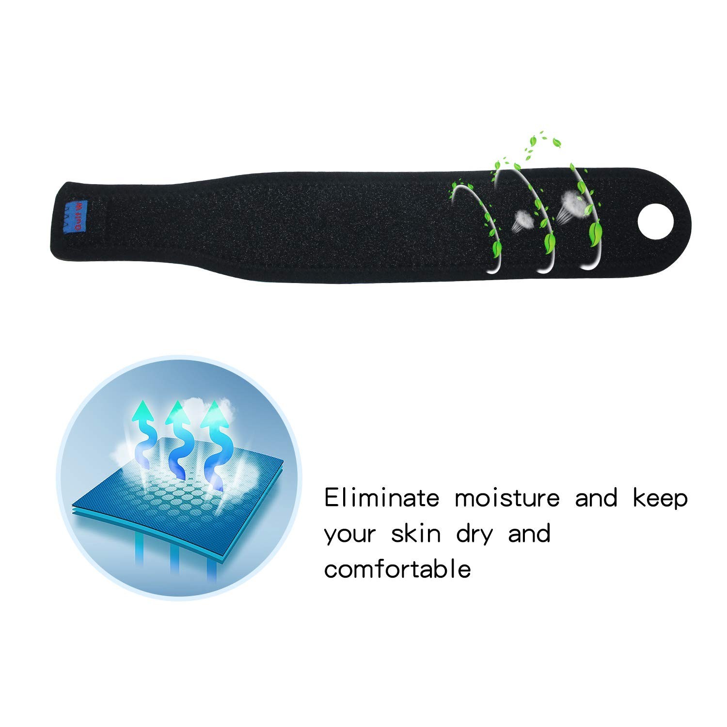 Reversible Wrist Support Straps – 2-Pack for Sports Injuries & Tendonitis Relief