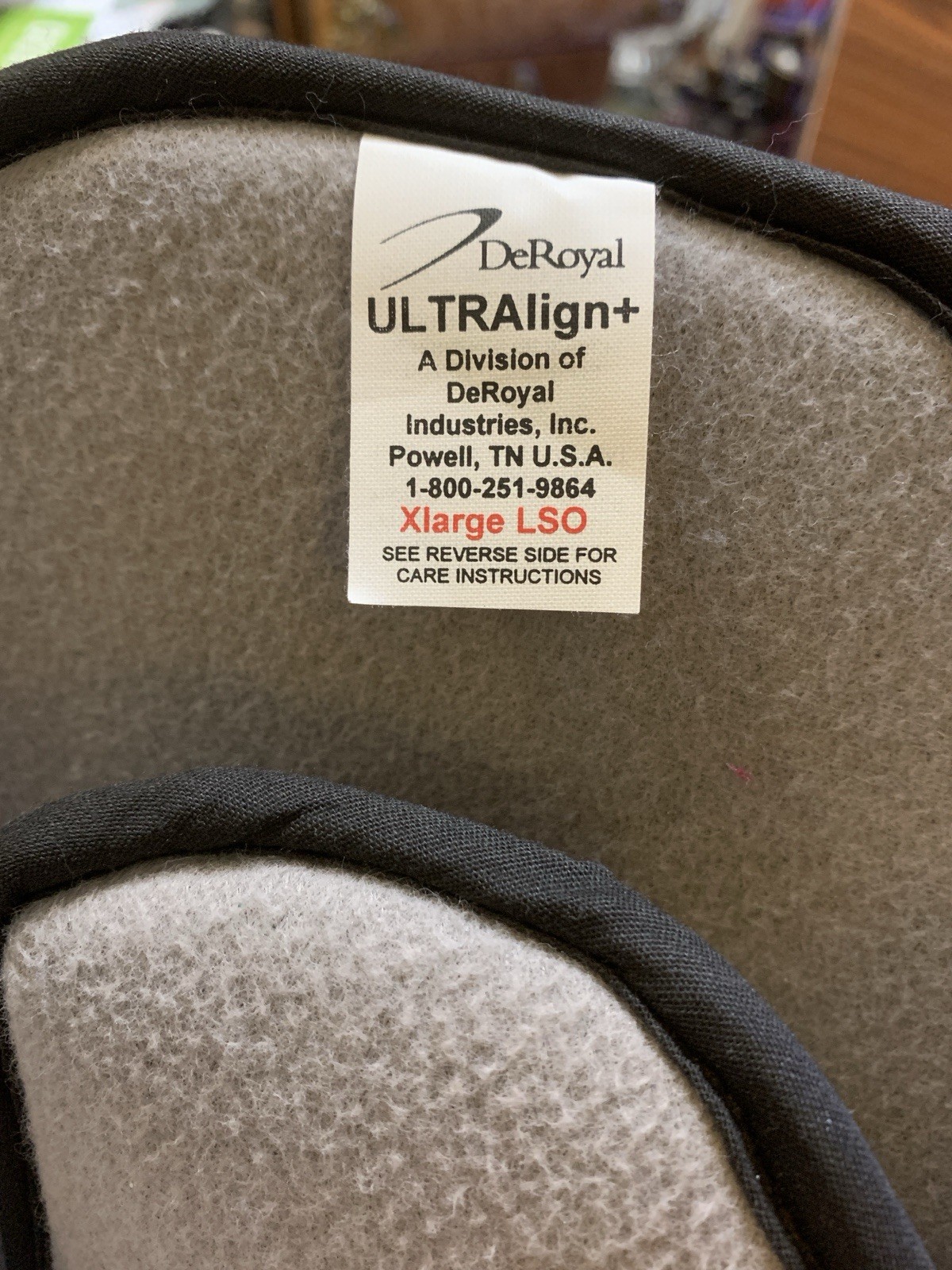 Ultralign+ TSO Back Brace – XL – Adjustable with Panels – Pre-Owned