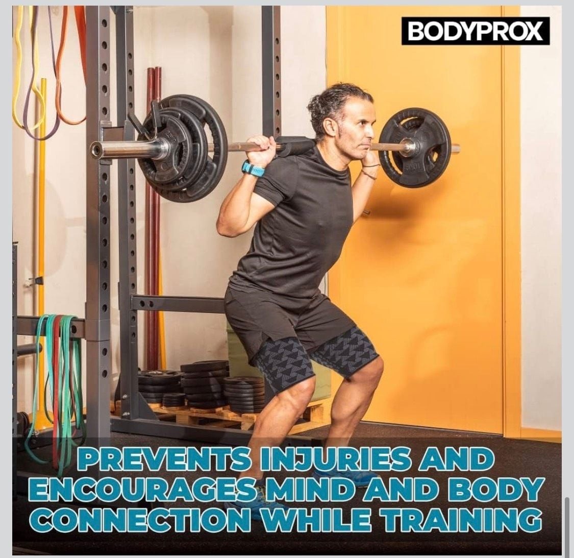 BODYPROX Thigh Compression Sleeves (2 Pack) for Hamstring and Quad Support
