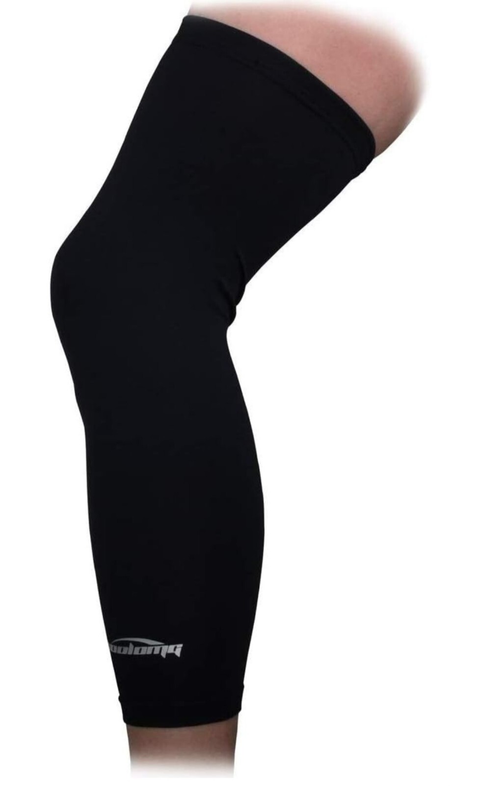 COOLOMG 1PC Compression Leg Sleeve Strech Leg Knee Long Sleeve for All (M)