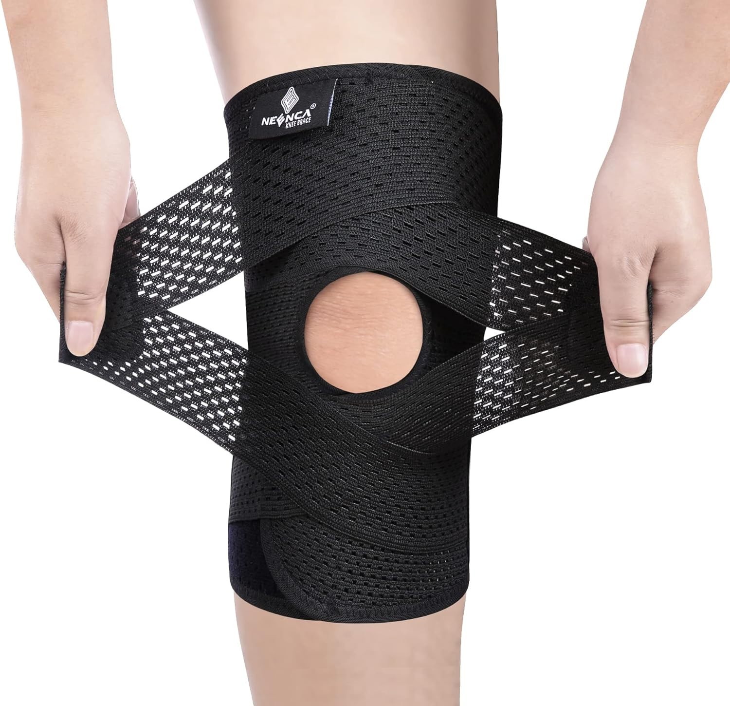 Ultra-Soft Knee Wrap with Stabilizers – Lightweight Comfort for Sports Injuries