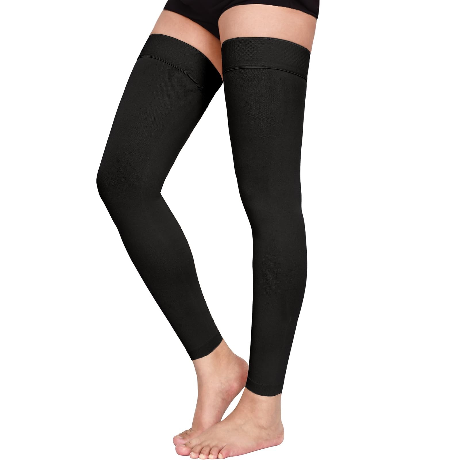 20-30 mmHg Thigh High Compression Stockings for Women&Men,Footless