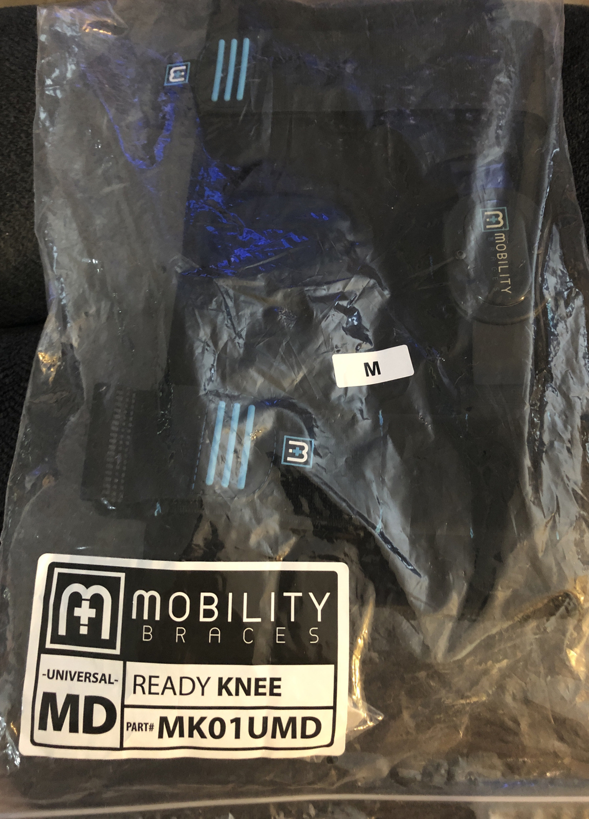 Mobility Braces ~ Ready Knee ~ NEW ~ Black Size Medium ~ Part# MK01UMD ~ MD !!!!