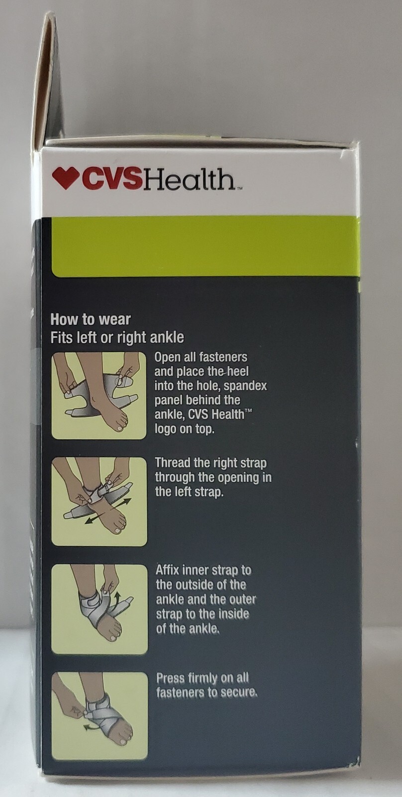 New! CVS Ankle Compression Support One Size Moderate Support