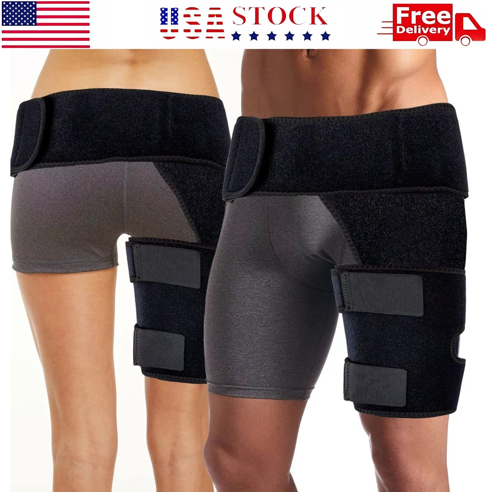 Leg Cuff Hip Support Exercises Prevent Strain and Hip Straps Relieve Sciatica US