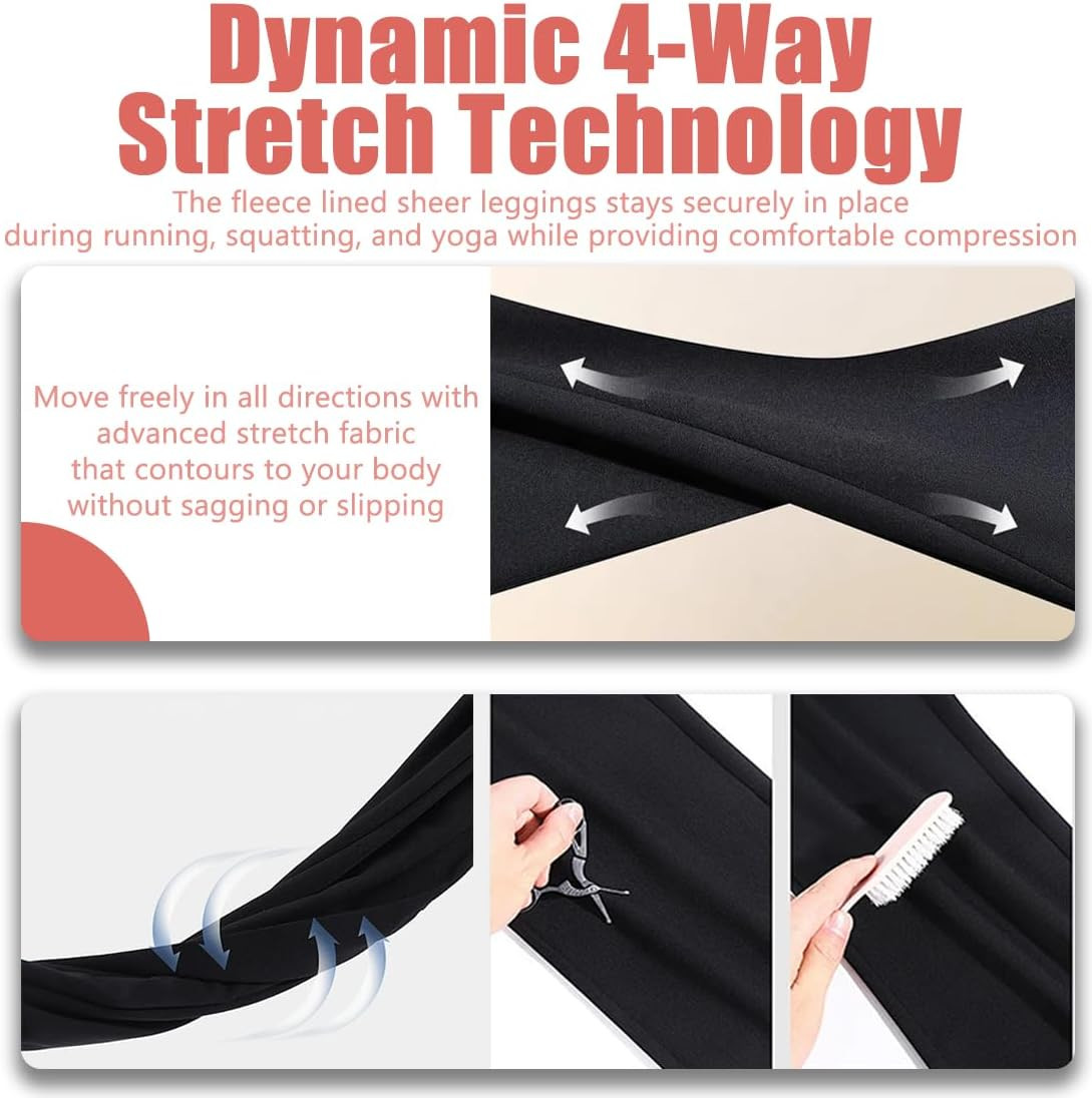 New Compression Band & One Seam Option, the Original Magic Fleece Lined Leggings