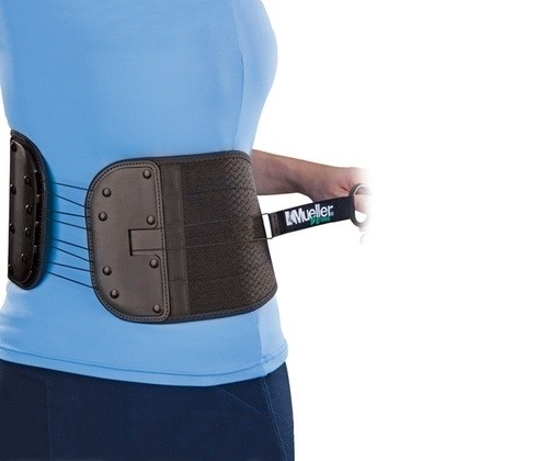 Mueller Adjustable Back and Abdominal Support Black Fits 32″ to 51″ waist 86741