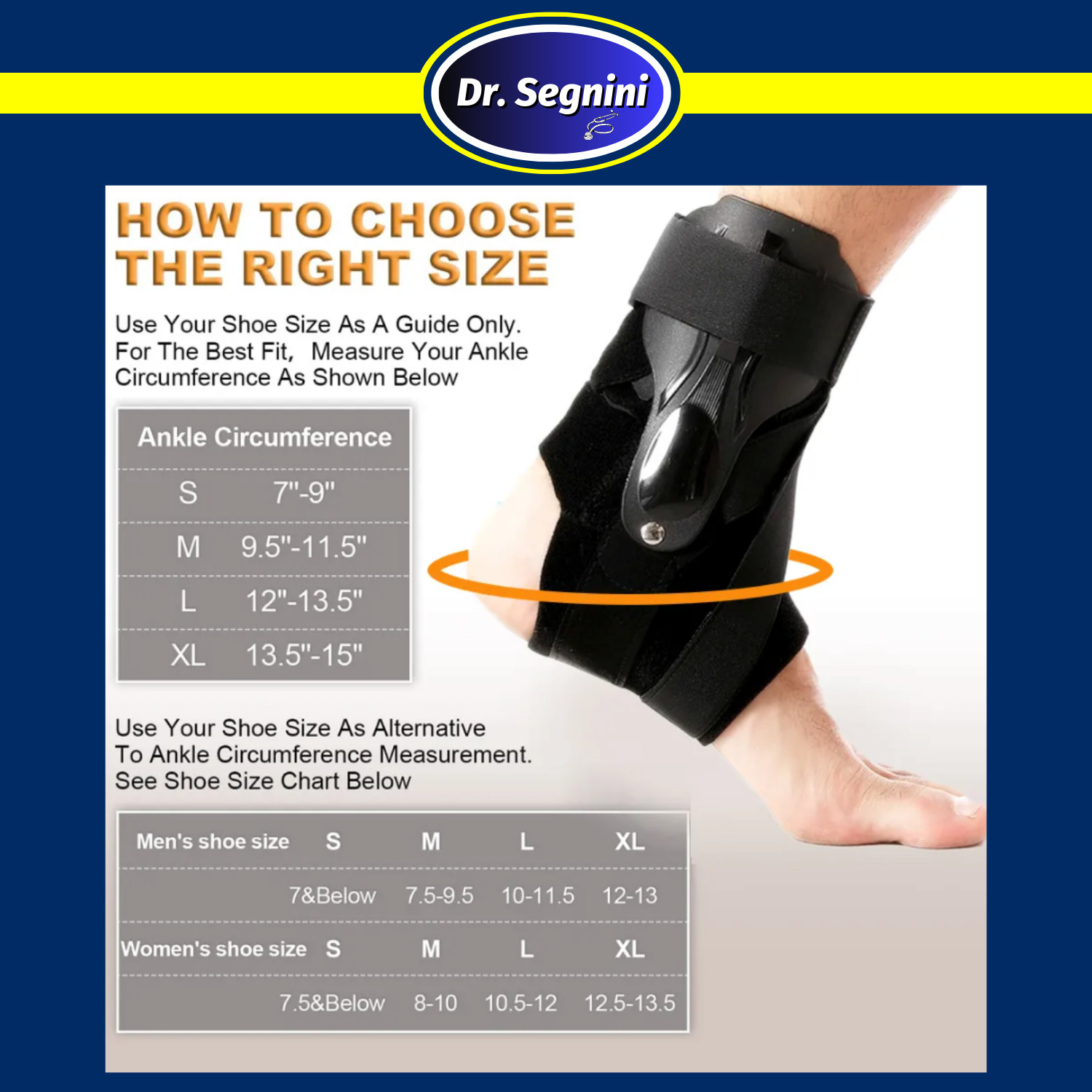 ANKLE BRACE COMPRESSION SUPPORT STABILIZER WRAP LACE UP PAIN RELIEF FOOT✅JVG-098