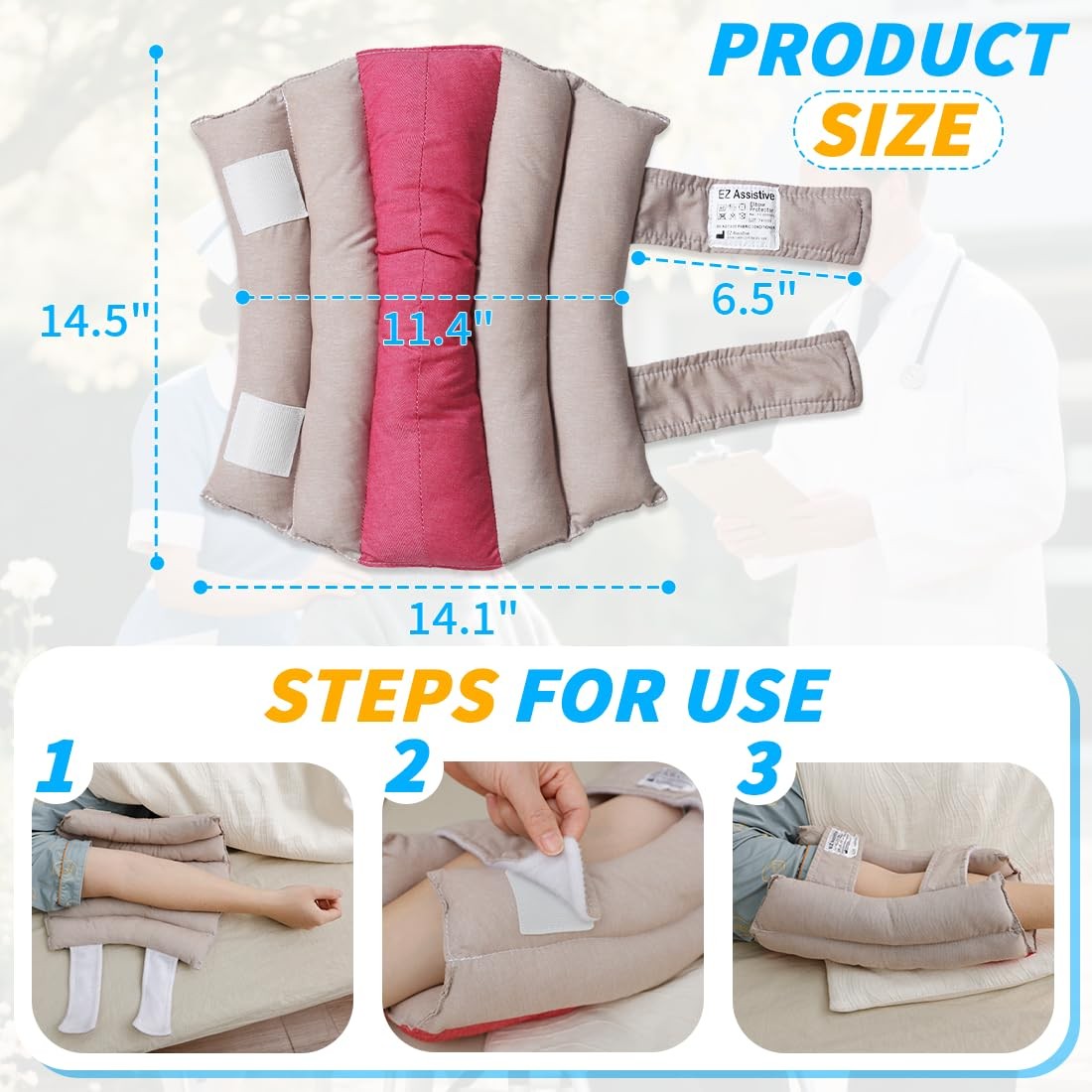 Elbow Pads Elbow Protectors for Elderly and Bedridden Patient, Elbow Protecto…