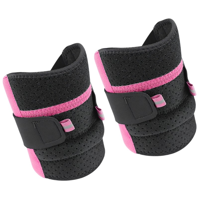 Set of 2 Sports Knee Brace with Adjustable Strap for Running Basketball Football