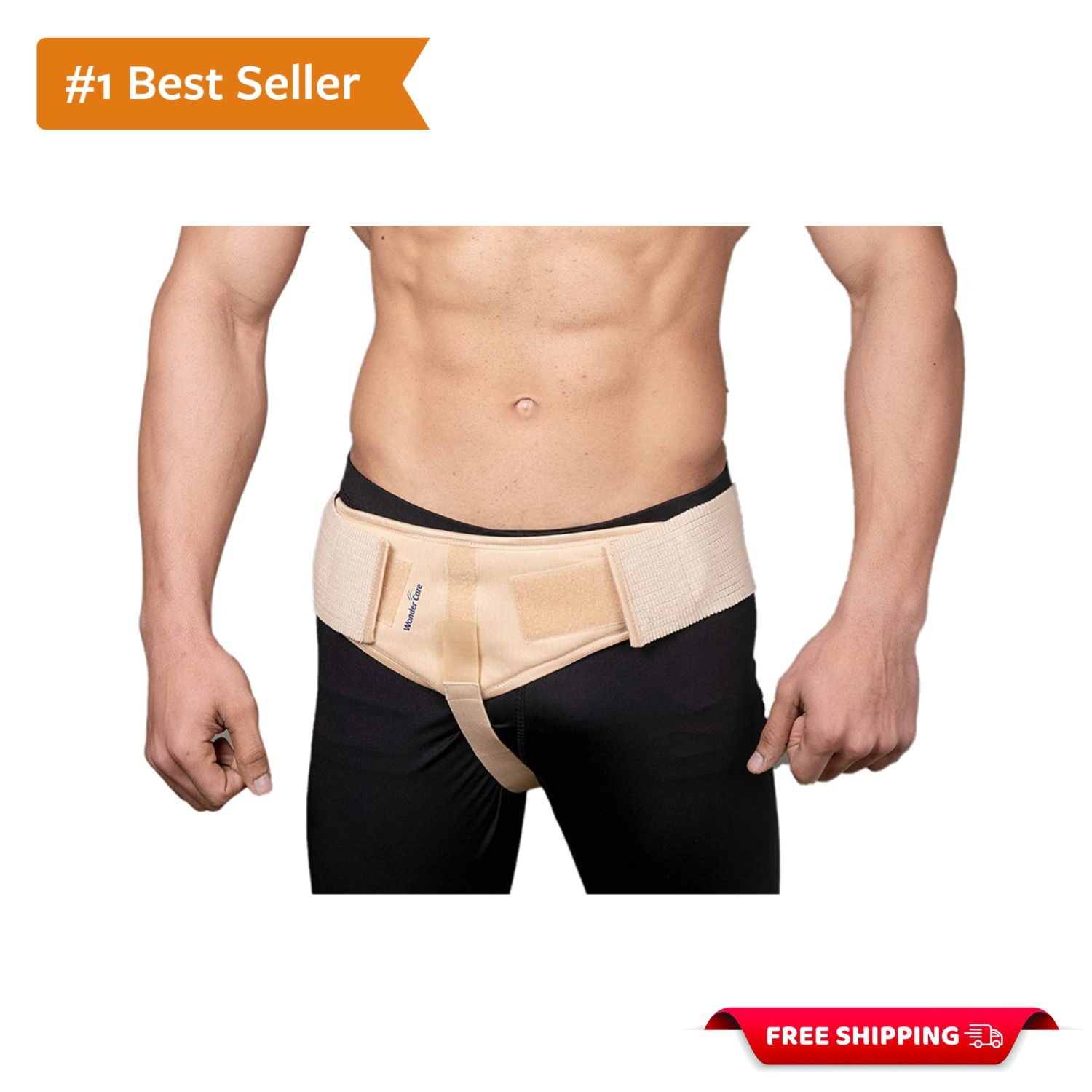 Adjustable Hernia Truss for Men – Comfortable Inguinal Support XL Size