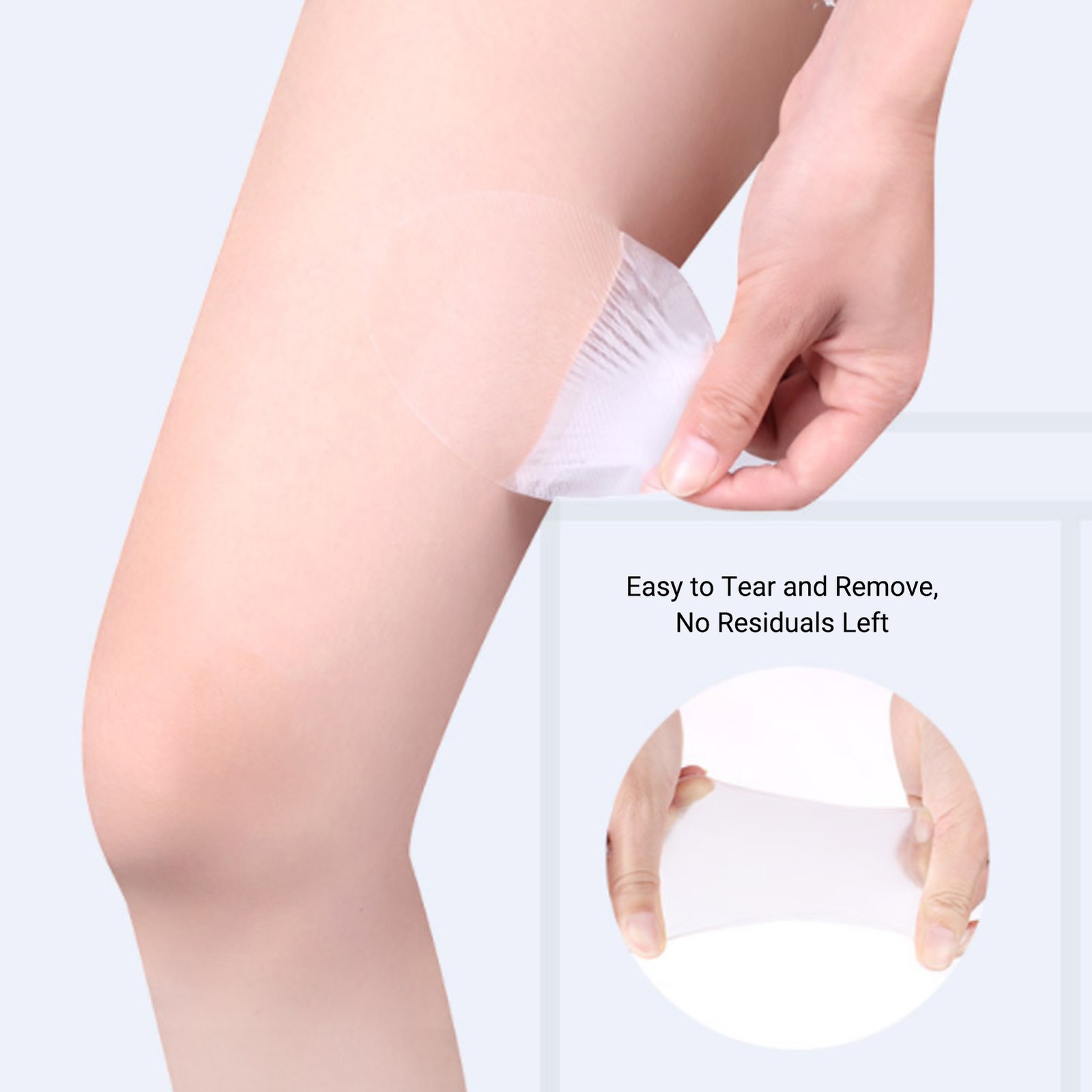 Inner Thigh Anti Chafing Patches Thigh Anti Friction Pads Clear 10 Pcs For