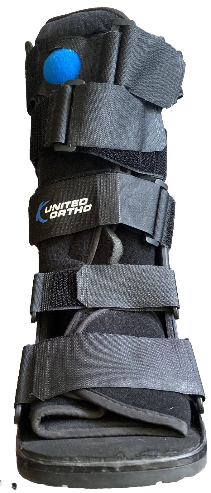 United Ortho Air Cam Walker Fracture Boot Sz SMALL Black Long Tall Top