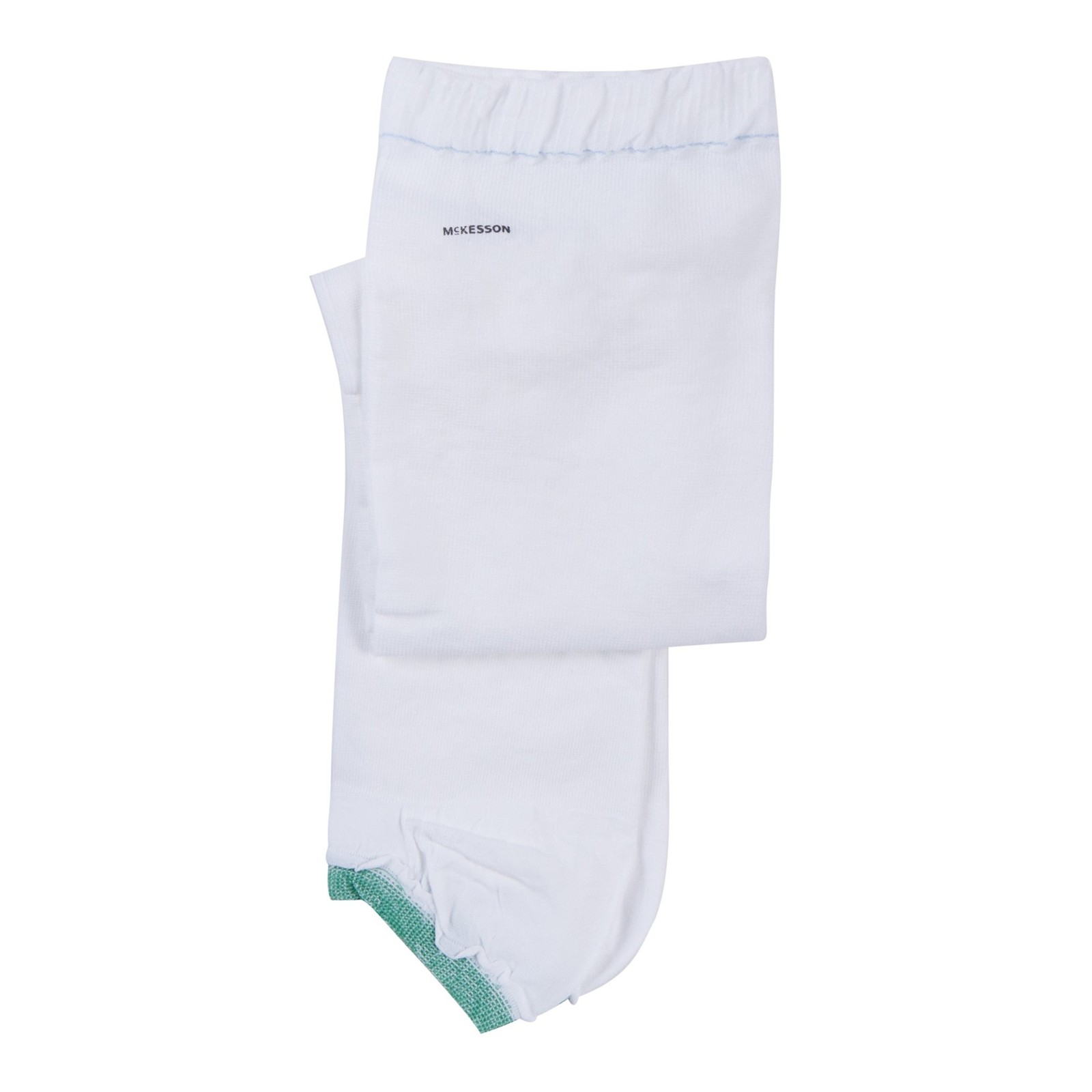 McKesson Anti-embolism Stocking Knee High White Small / Long 2 Ct