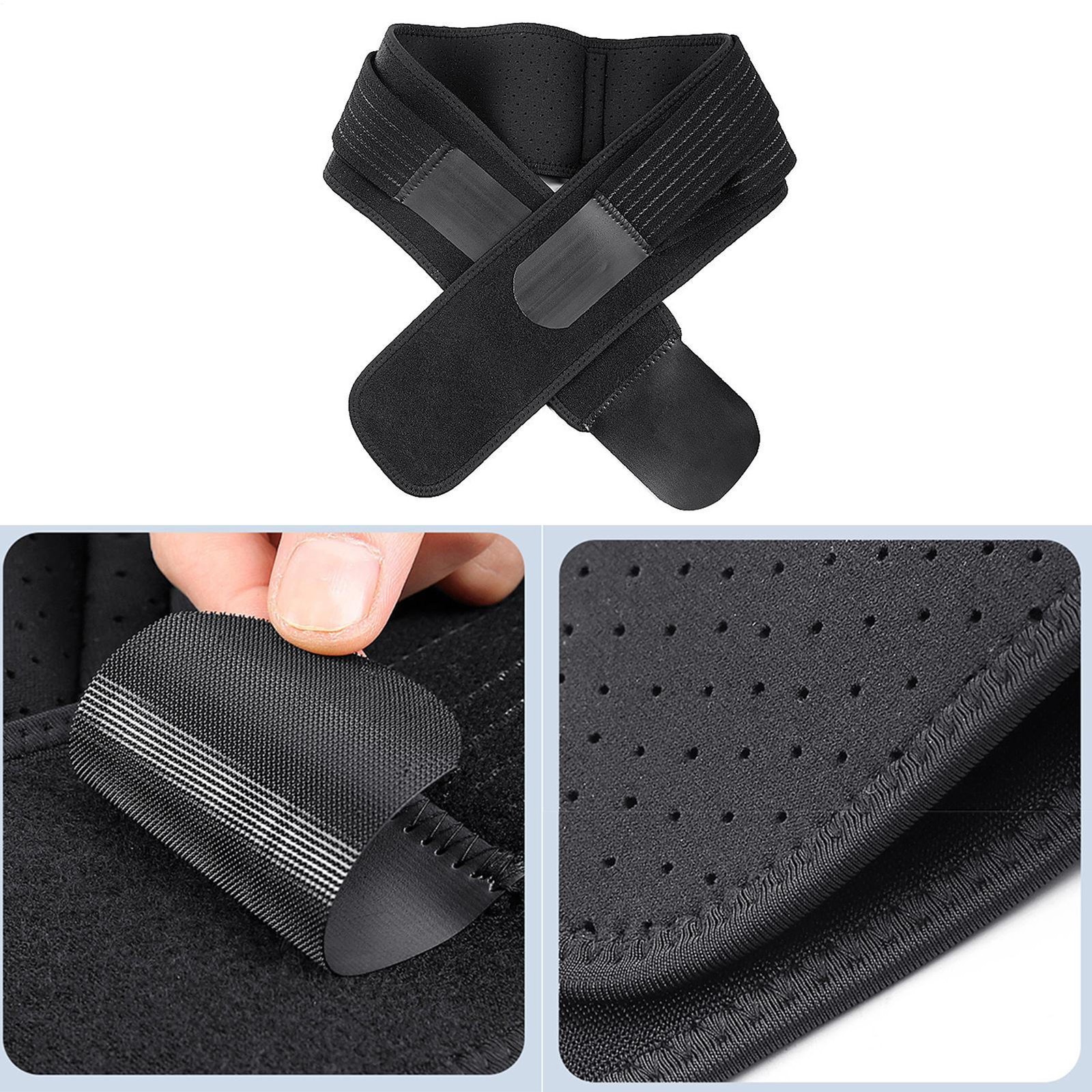 Sacroiliac Belt Elastic Hip Support Brace Adjustable Si Support Belt Women Men