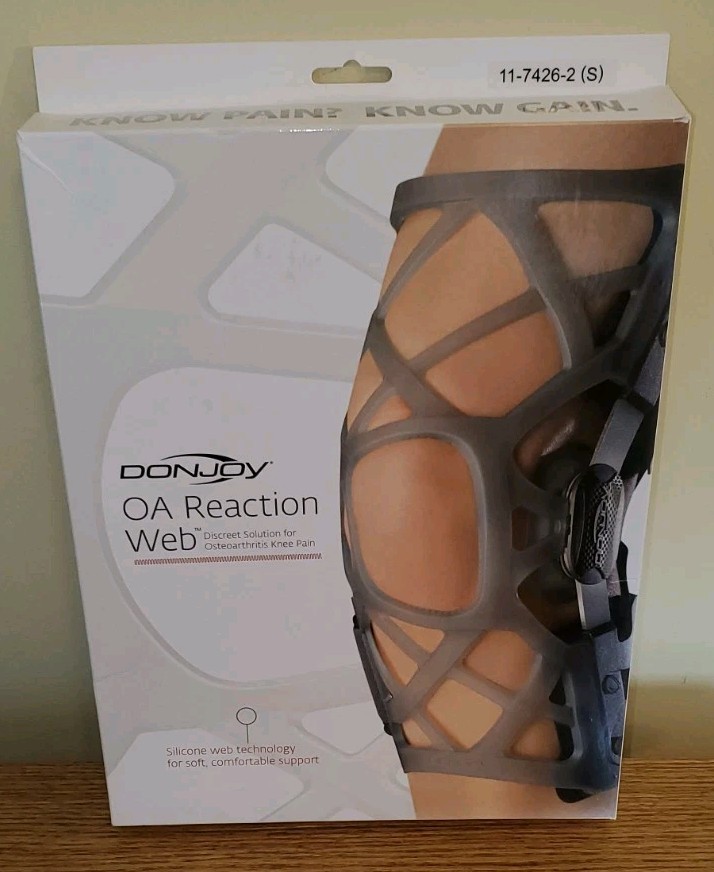 DonJoy OA Reaction Web Knee Brace Size Small-Medial Right/Lateral Left 11-7426-2