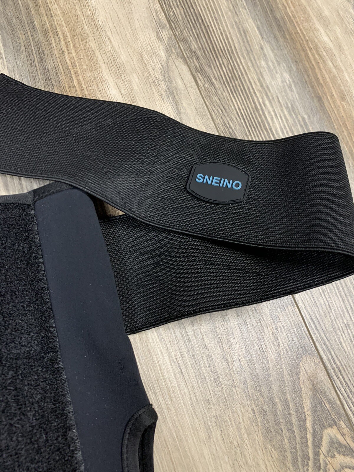 Sneino Lace Up Ankle Wrap Brace Support Black Size Large NEW