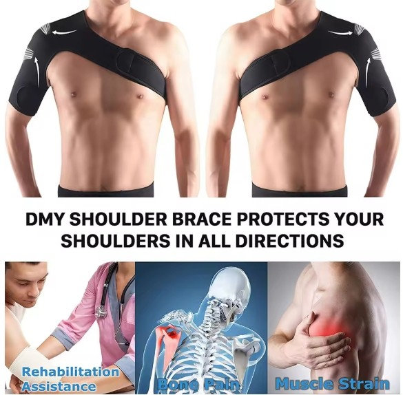 Shoulder Brace Support Compression Sleeve Torn Rotator Cuff Relief Joint AC Pain