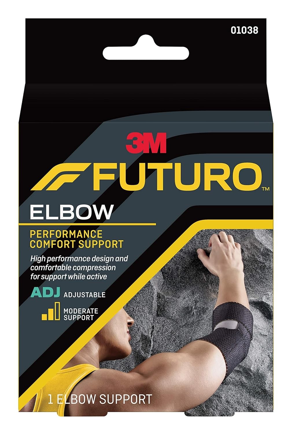 Futuro Elbow Precision Fit Elbow Support Black Adjustable