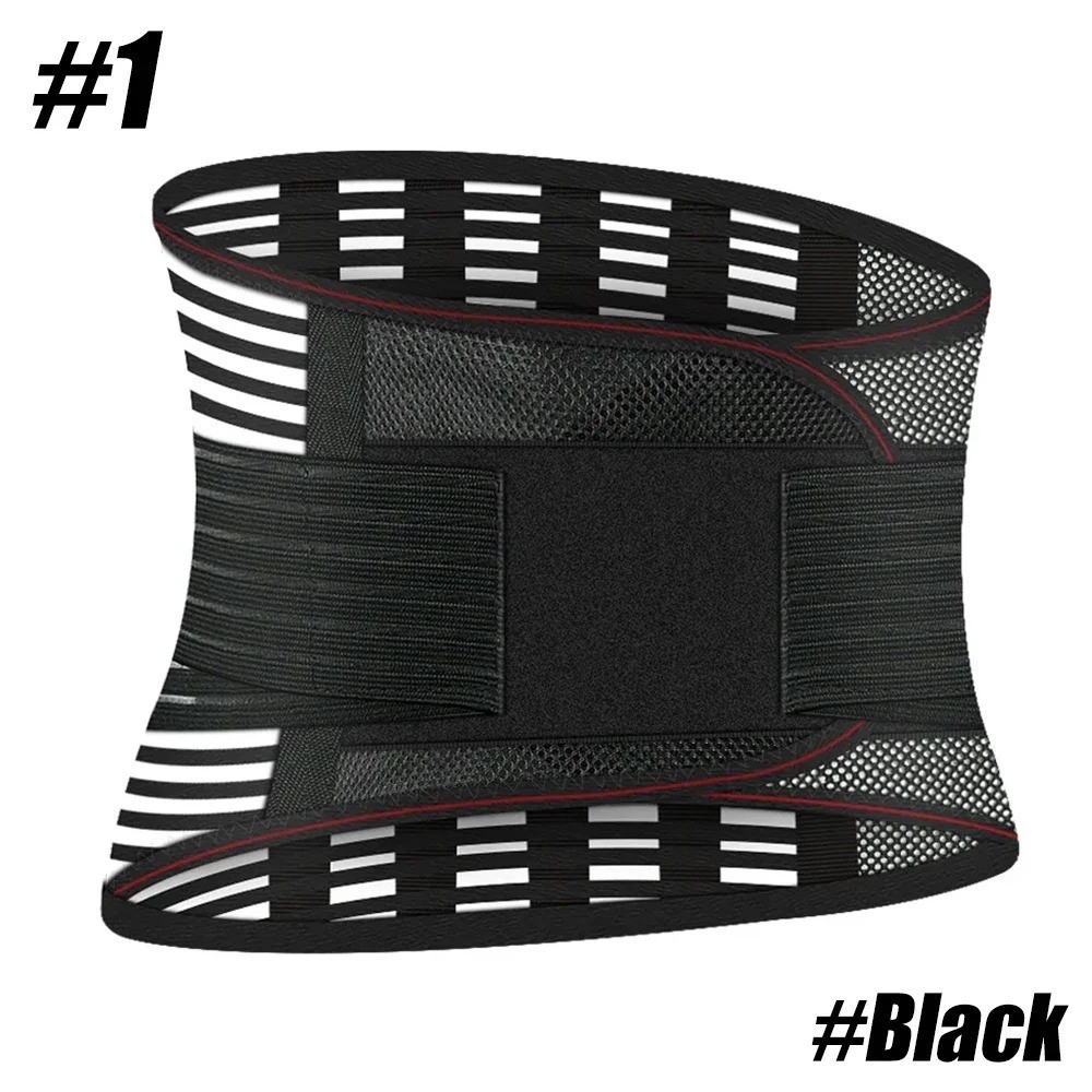 Adjustable Lower Back Brace Lumbar Support Waist Belt For Men Women Pain Relief