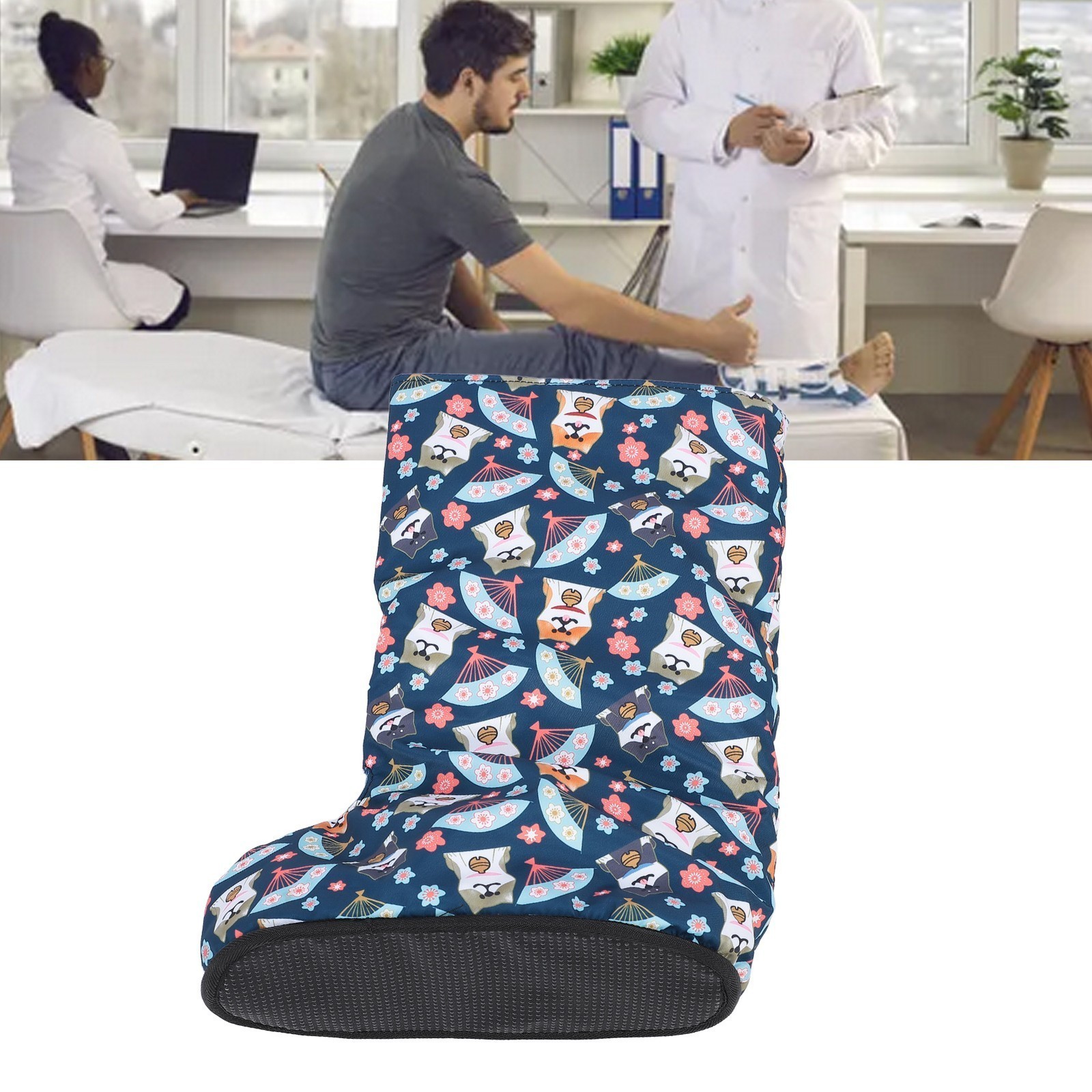 Walking Boot Protector Cover Washable Non Slip Easy To Clean Soft Plaster Foot