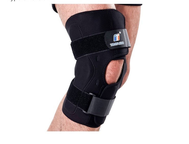 TIMTAKBO Hinged Knee Brace Size 4XL Calf Size 22”- 25” Black