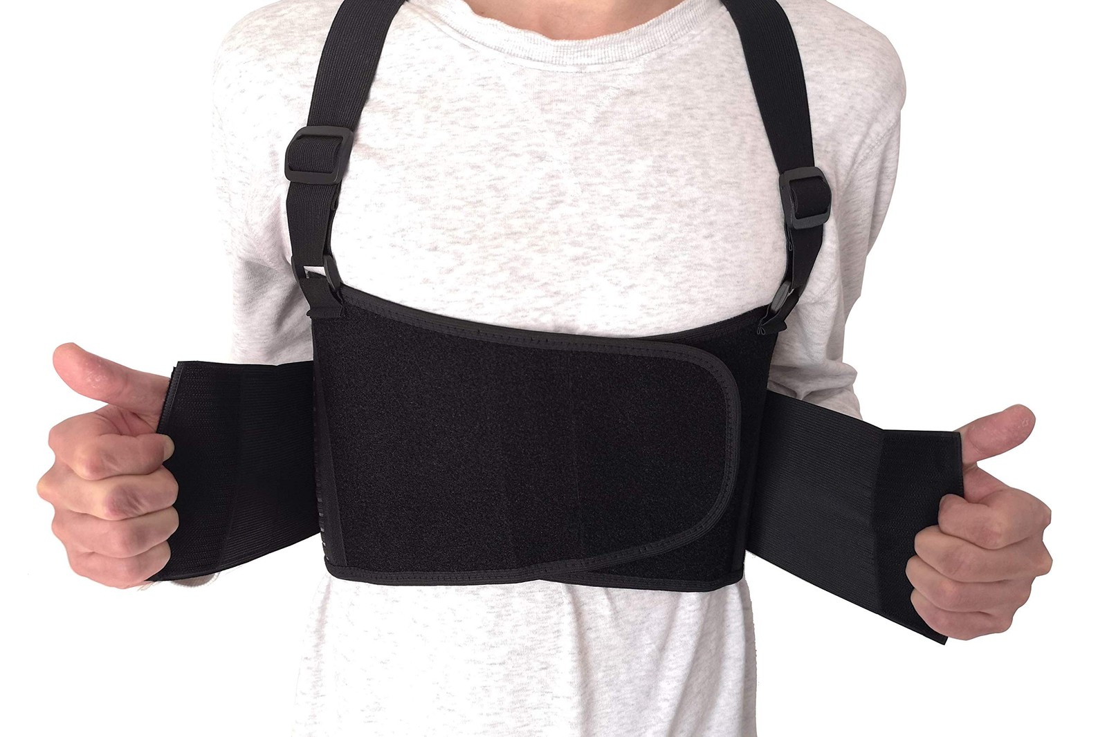 XL Broken Rib Chest Support Brace Breathable Belt Pulled Muscle Pain