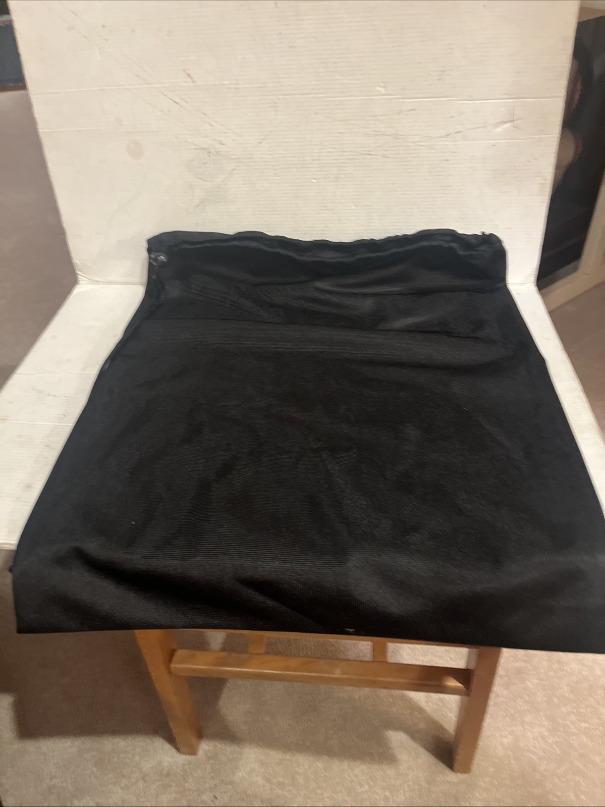 Otto Bock Ottobock Drawstring Bag Sling Pack Black Preowned About 15” x 20” Nice