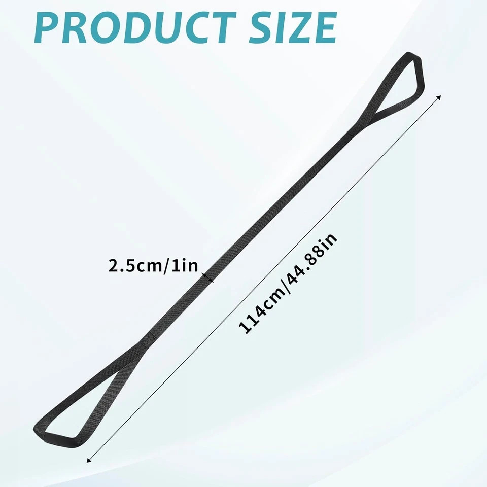 Extra Long Leg Lifter Strap for Elderly Hip & Knee Surgery, Wheelchair Aid