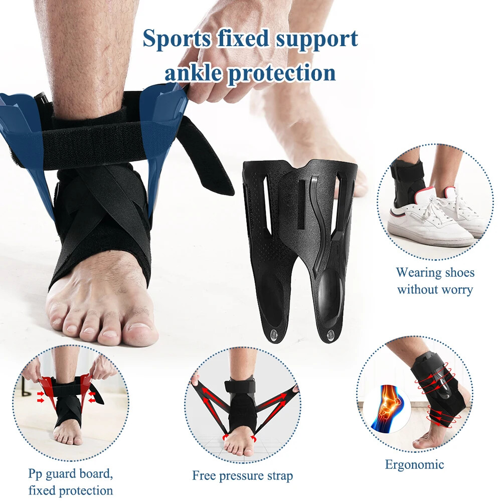 Medical Ankle Brace Support Compression Splint Stabilizer Pain Relief Foot Strap