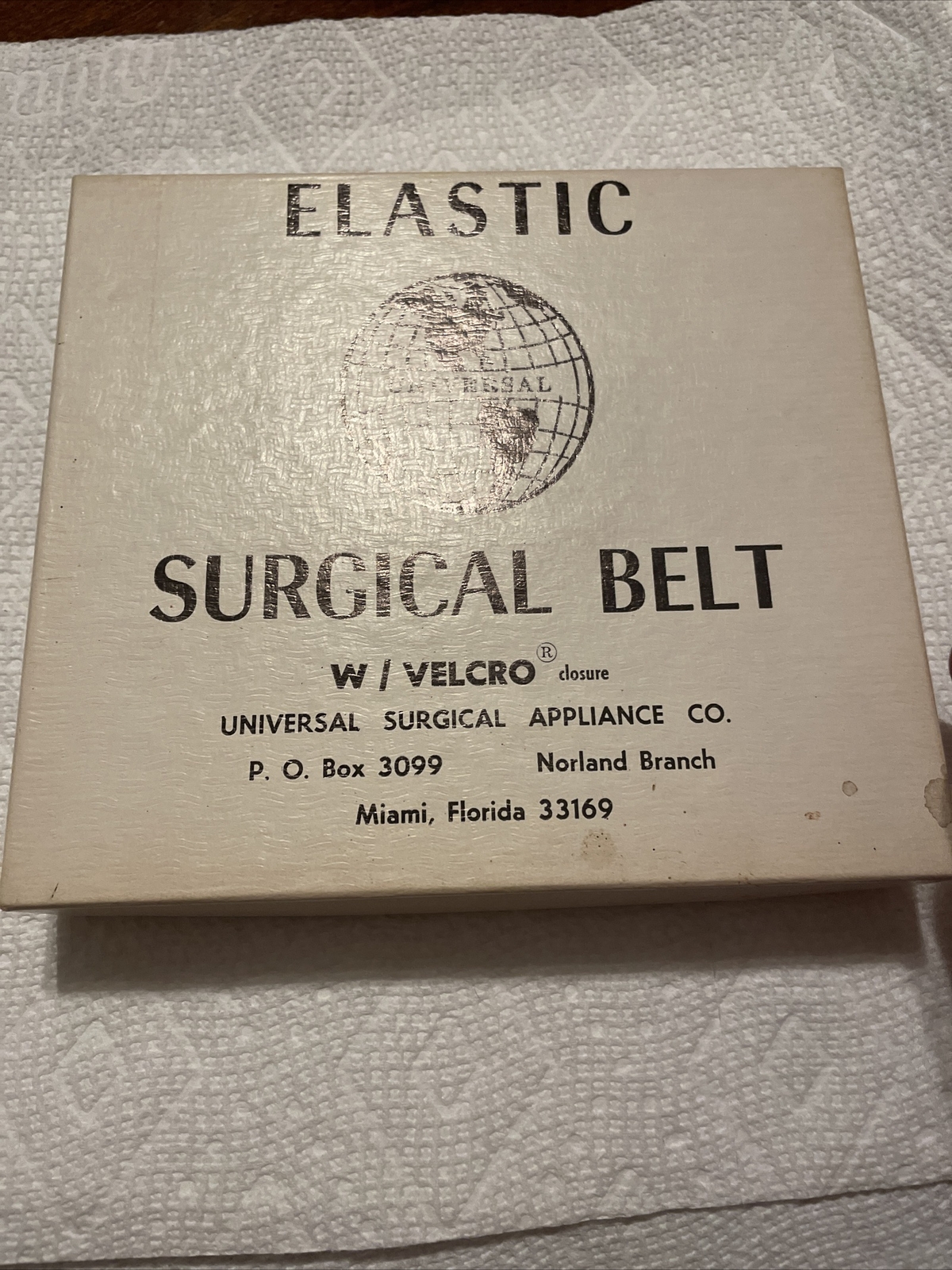Universal Surgical Appliance Co. 600 Male Elastic Surgical Belt Sized XL