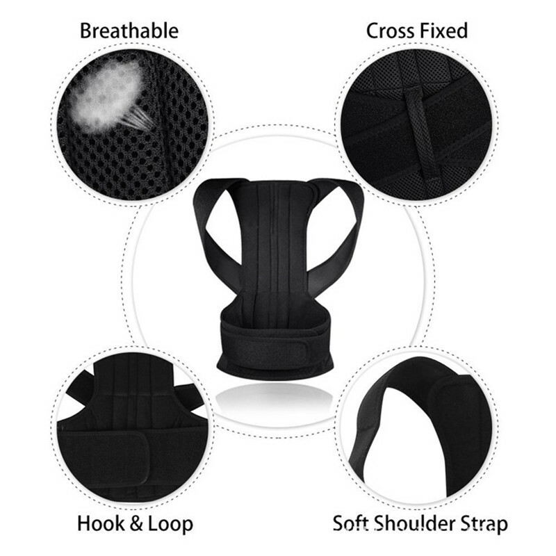 Best Posture Corrector Back Brace for Lumbar Support Upright Back Straightener