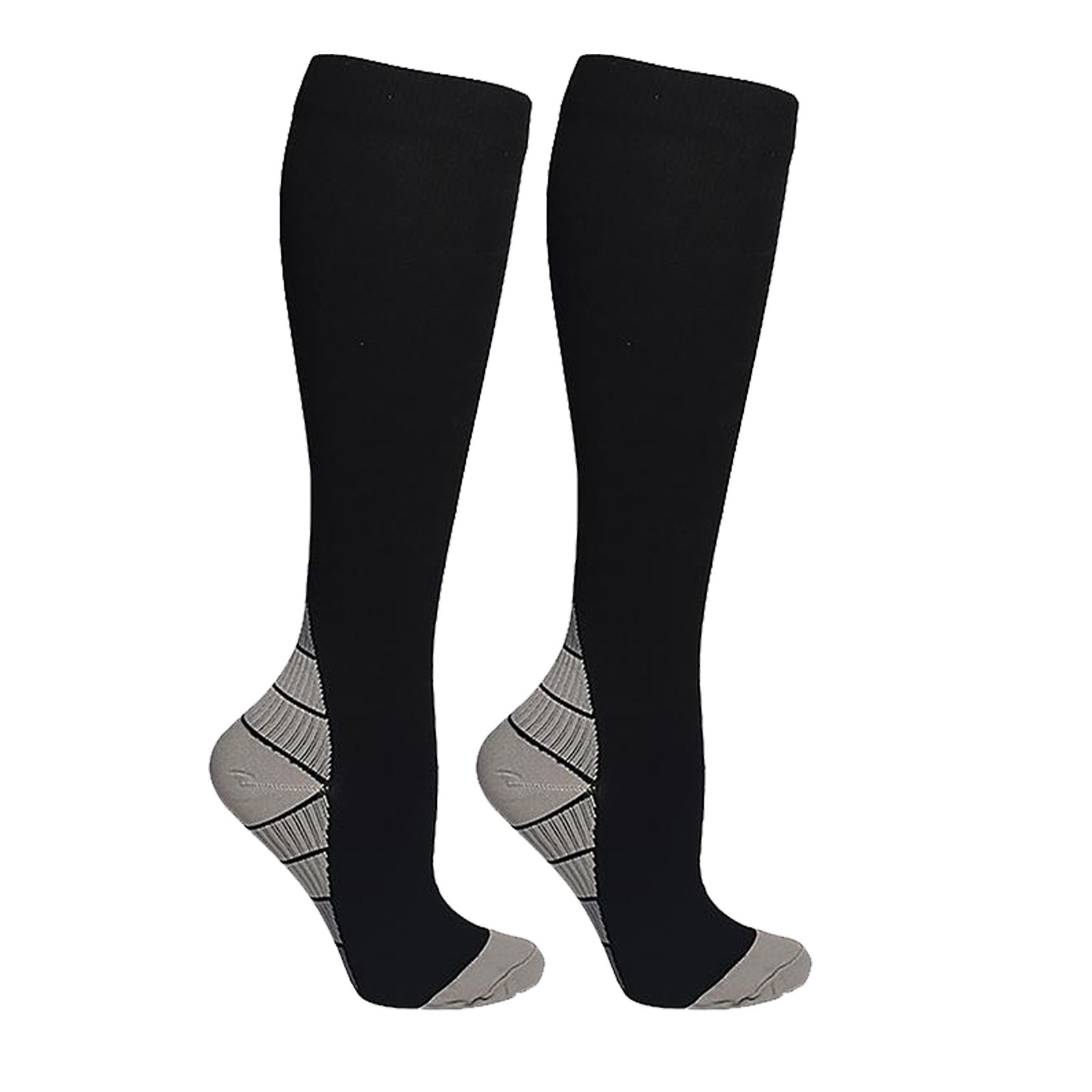 15 Pairs Knee-High Compression Socks Random Color 20-30mmHg Mens Womens S/M-XXL