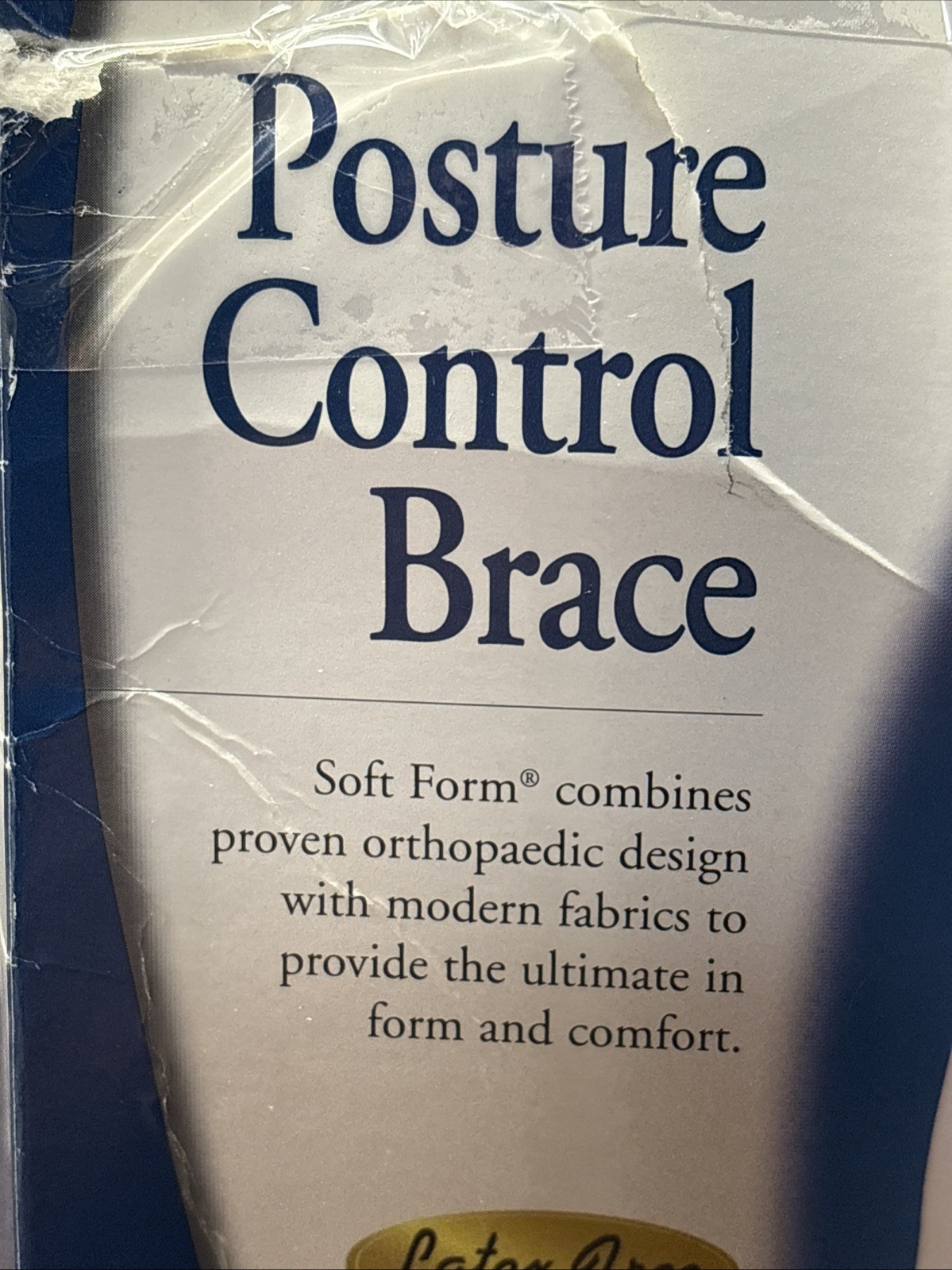 FLA orthopedics Posture Control Back Brace Large Beige 34-40”