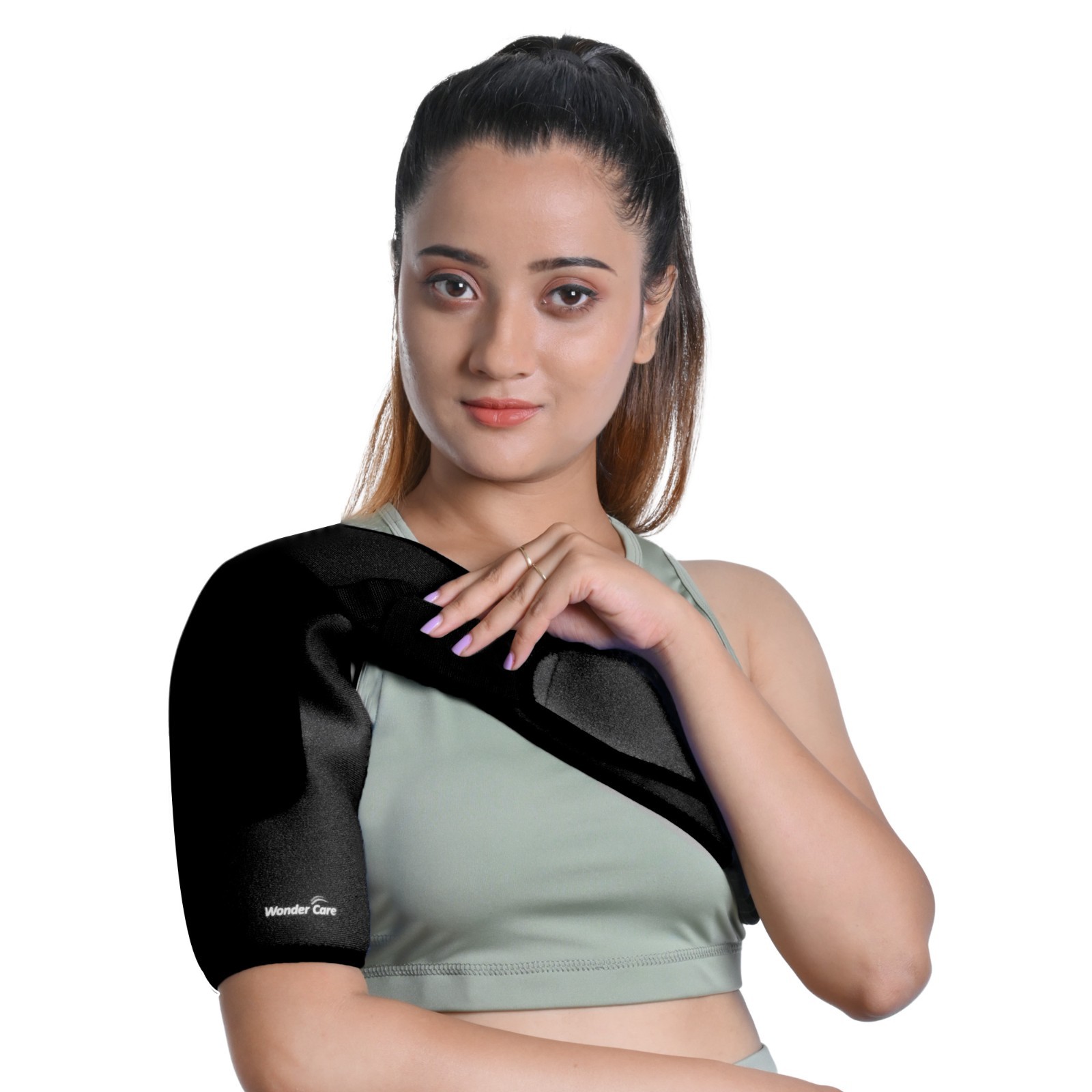Shoulder Brace Support Compression Sleeve Torn Rotator Cuff AC Joint Pain Relief