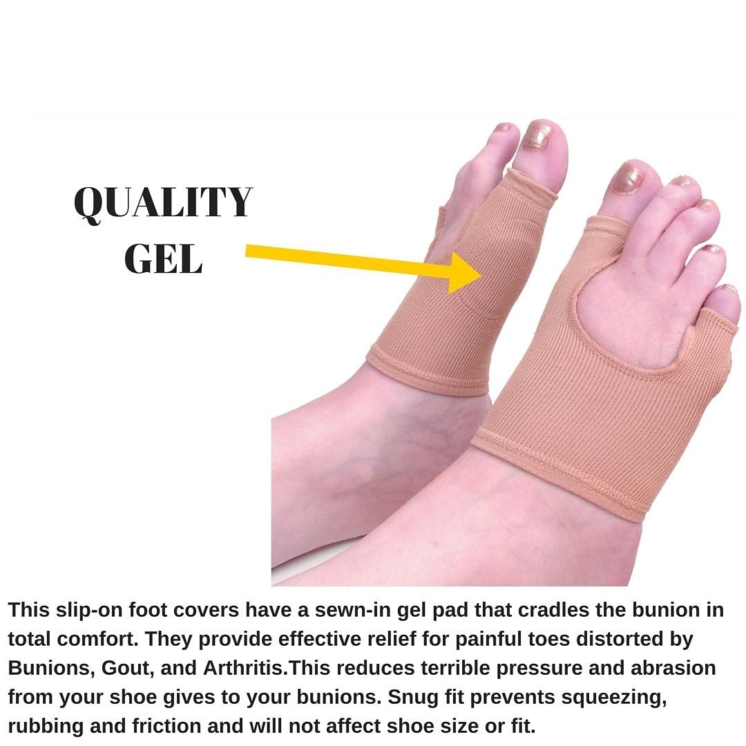 2 PAIRS X GEL Bunion Protector Toe Separator Straightener Pain Relief Pad