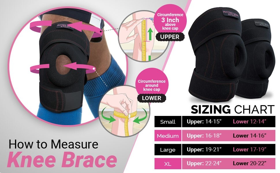 knee brace support Physix Gear patella support choose size