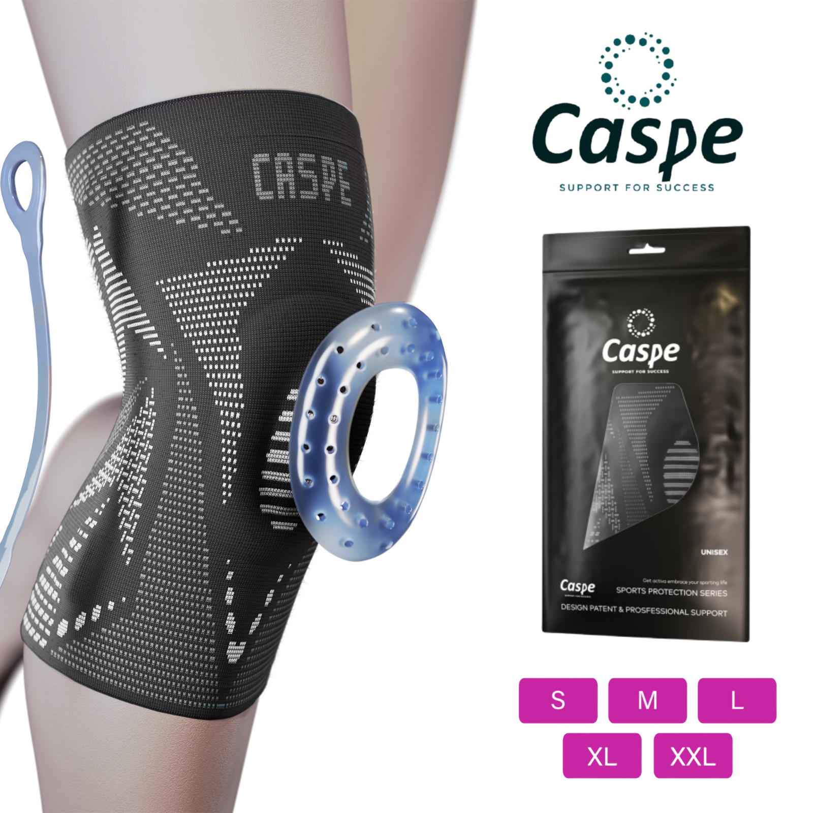 Knee Brace Compression Sleeve Support Sport Joint Arthritis Patella Stabilizer
