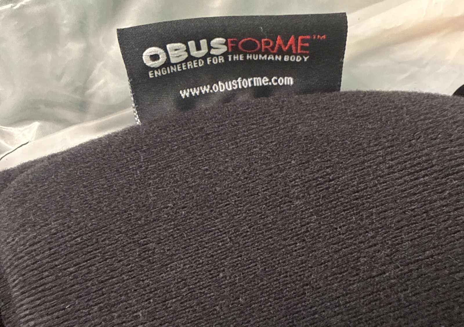 ObusForme Lowback Backrest Support & Contour Seat Cushion EUC Lot Of 2