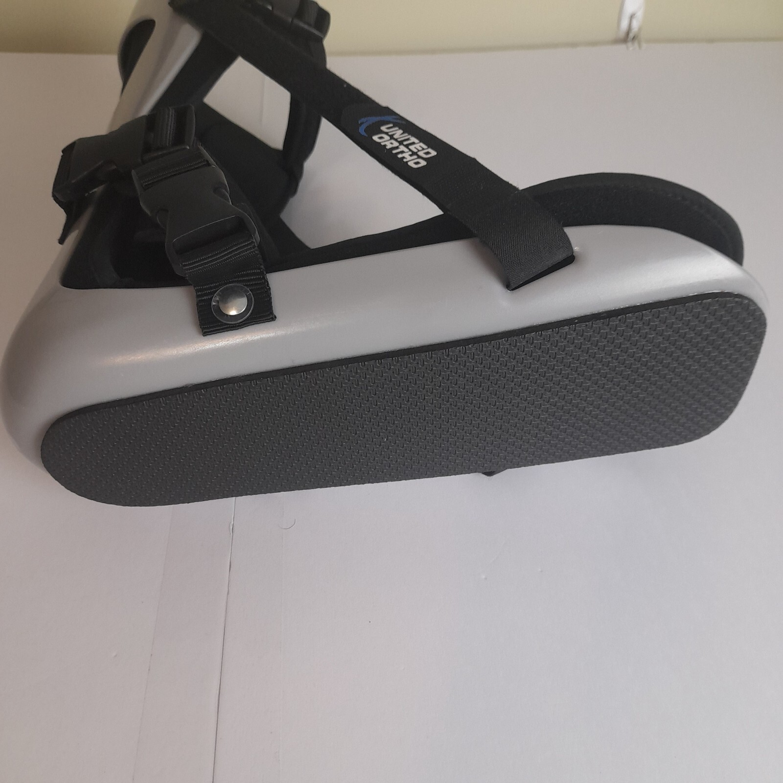 United Ortho Plantar Fasciitis Adjustable Leg Support Brace, Large, Black