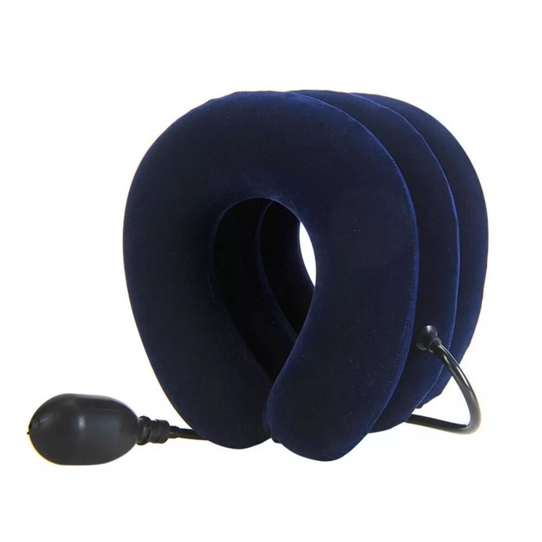 Inflatable Cervical Traction Device Collar Brace Support Pain Relief Therapy